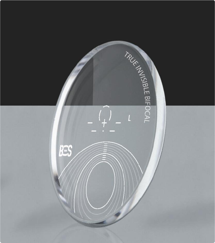 True Invisible Bifocal Lens